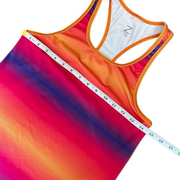 Z by Zella Sunset Rainbow Ombre tank top Size Small - Picture 6 of 8